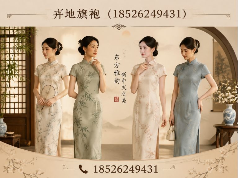 津南区新中式旗袍展示图